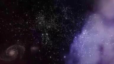 凤凰力量蓝色粒子波浪3D全息粒子视频的预览图